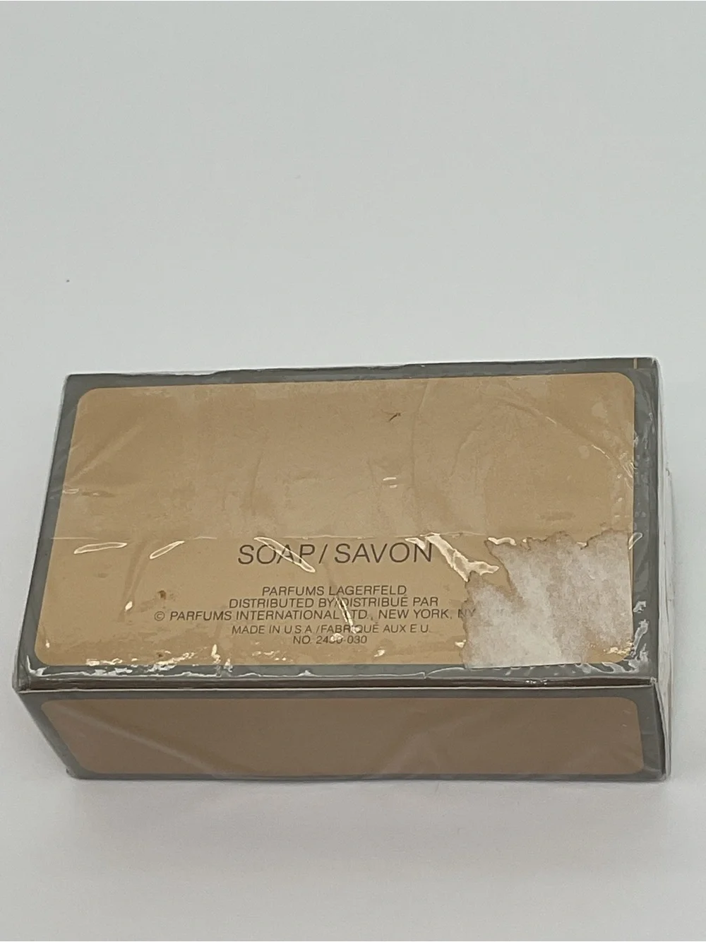 New Old Stock Lagerfeld Men's Soap Bar 5.3 oz.